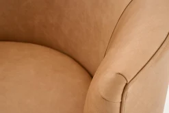 Flamant Marchetti, Fauteuil, Leer Cognoac, Draaibaar