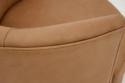 Flamant Marchetti, Fauteuil, Leer Cognoac, Draaibaar