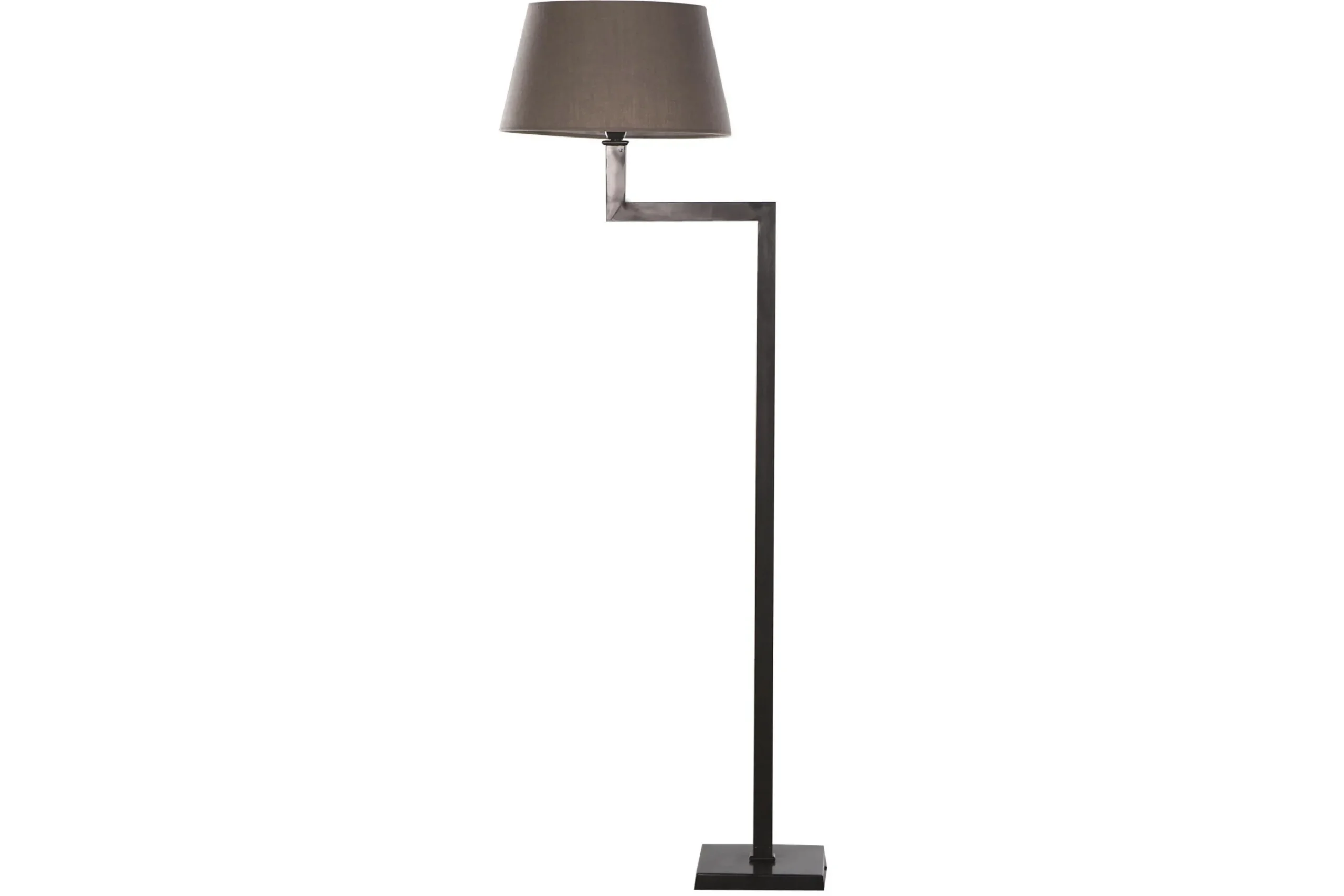 Flamant Martha, Staande Lamp, Bruin/Zwart, Messing