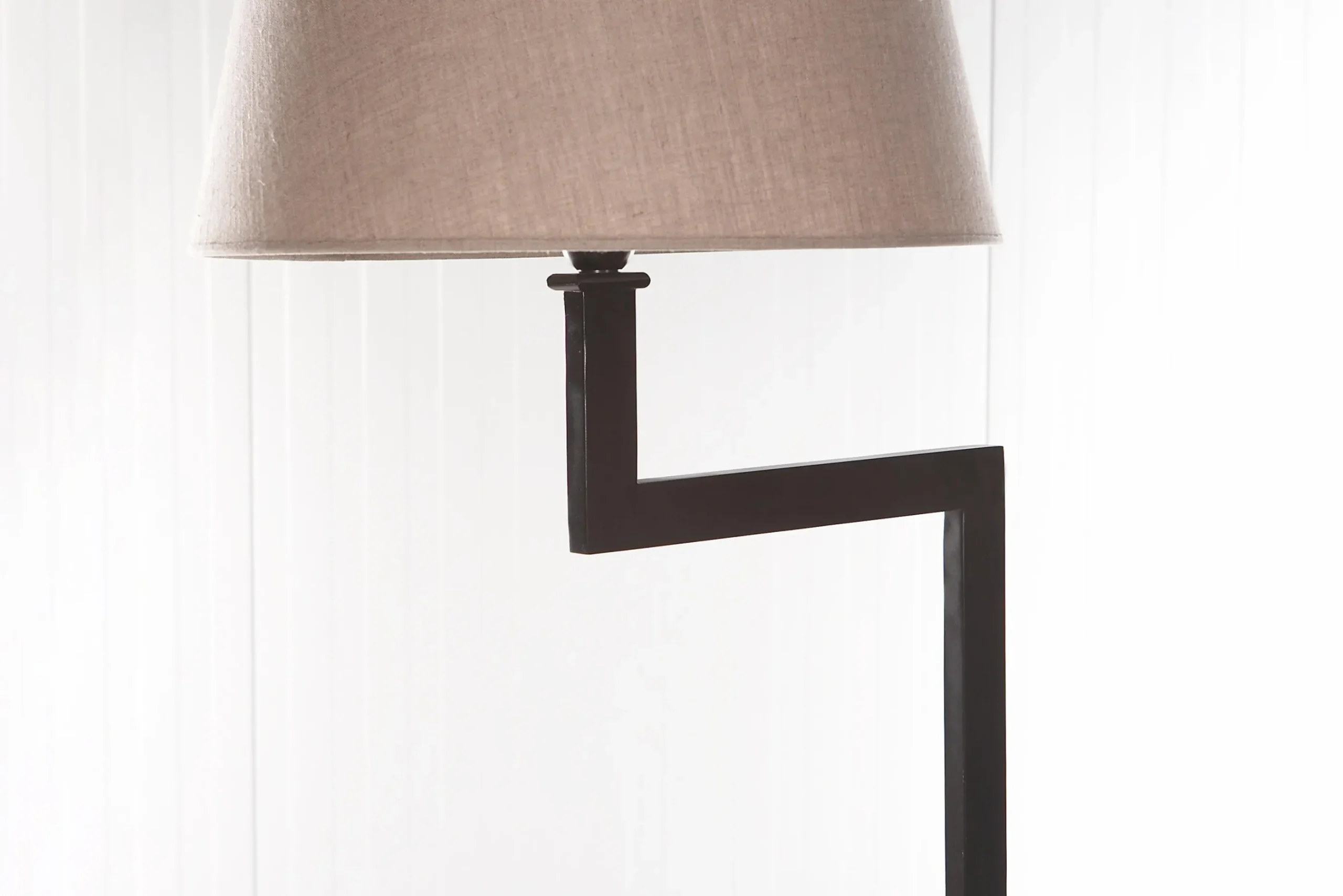 Flamant Martha, Staande Lamp, Bruin/Zwart, Messing