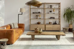 Flamant Martha, Staande Lamp, Bruin/Zwart, Messing