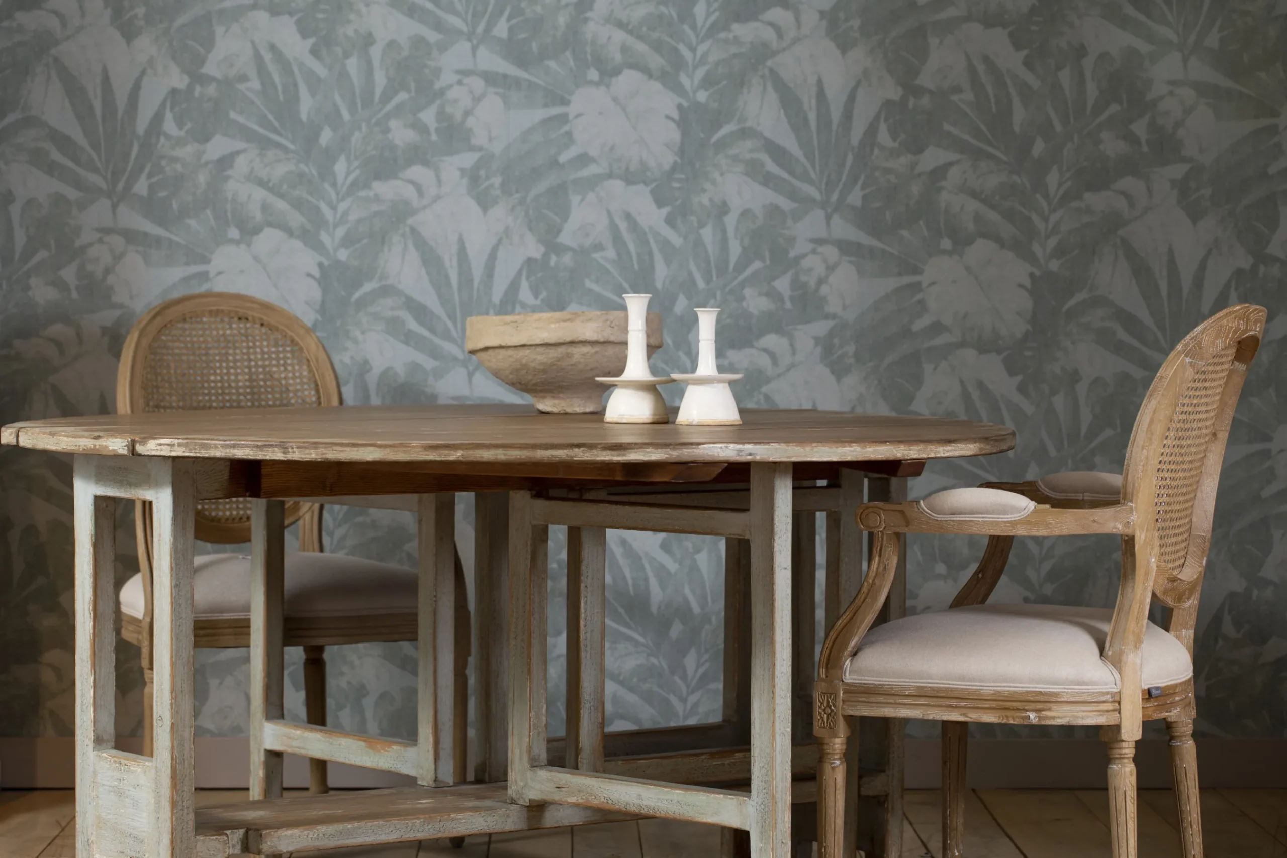 Flamant Medy, Fauteuil, Eiken, Natuurlijk Linnen