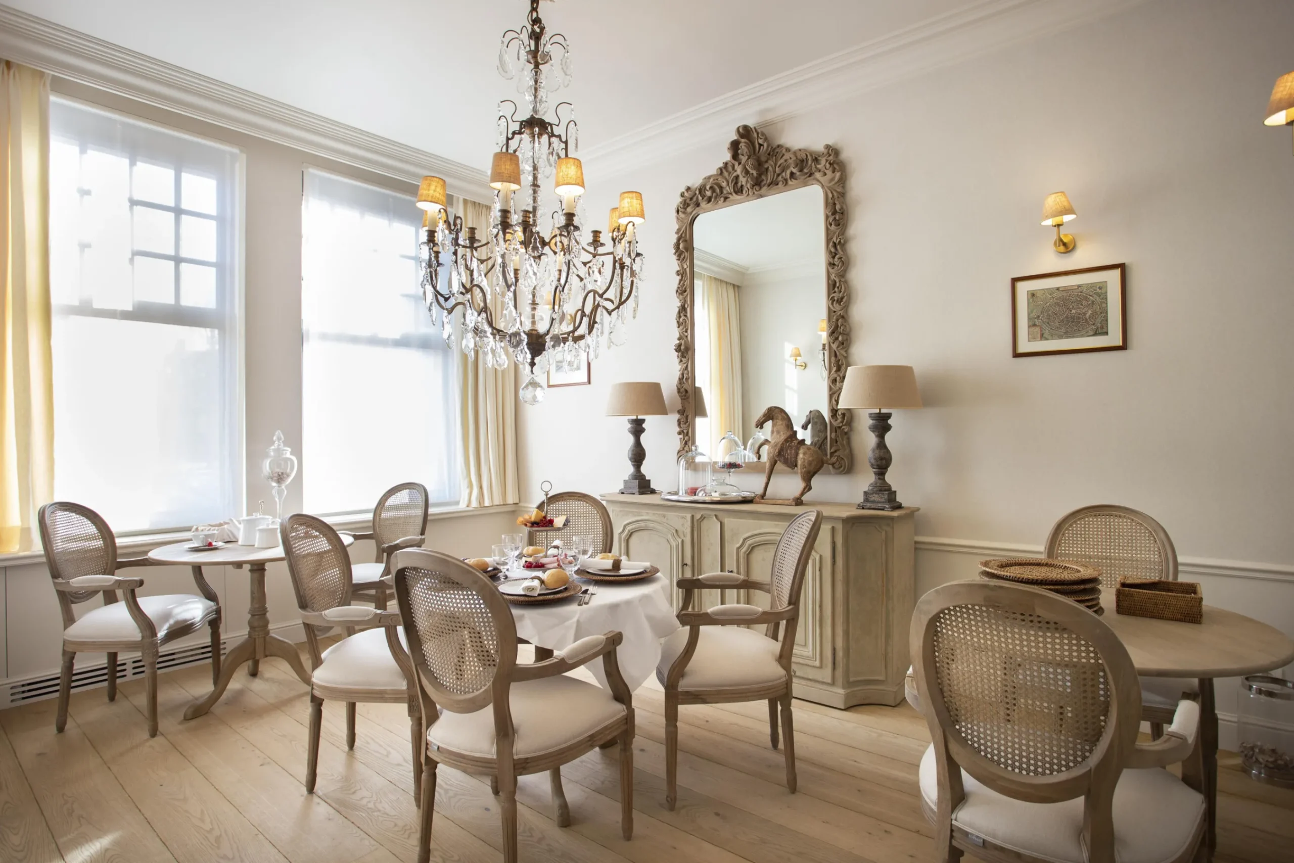 Flamant Medy, Fauteuil, Eiken, Natuurlijk Linnen