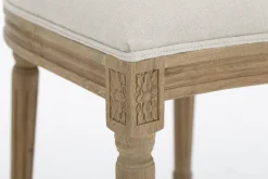 Flamant Medy, Stoel, Eiken, Natuurlijk Linnen