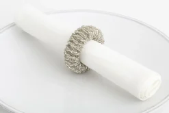 Flamant Meina, Servetring, Kralen, Zilver