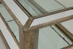 Flamant Mitchell, Salontafel, Rechthoekig, Spiegelglas En Hout, 160X80