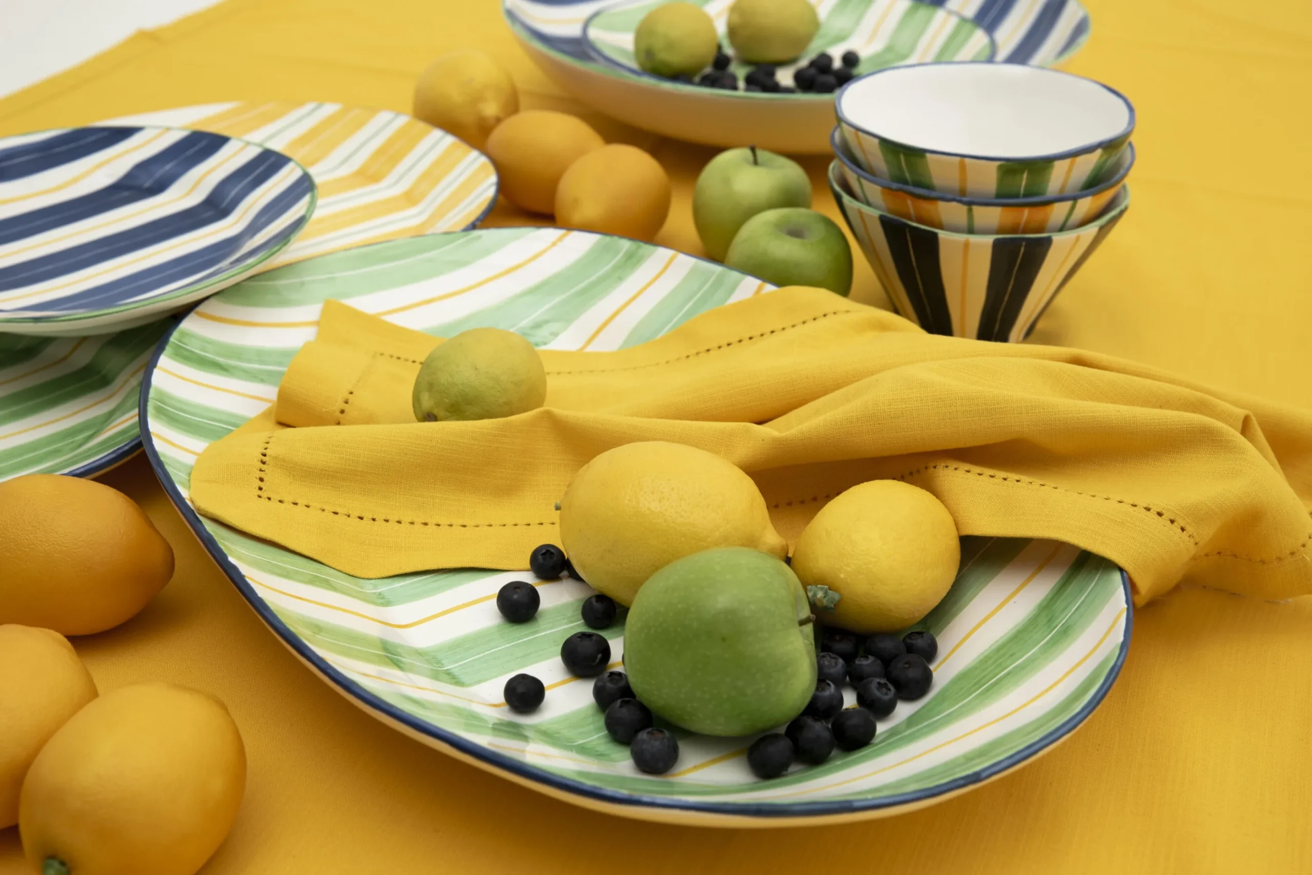 Flamant Nanna, Serveerbord, Groen, Ovaal