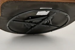 Flamant Nelia, Fauteuil, Leer Cognoac, Draaibaar