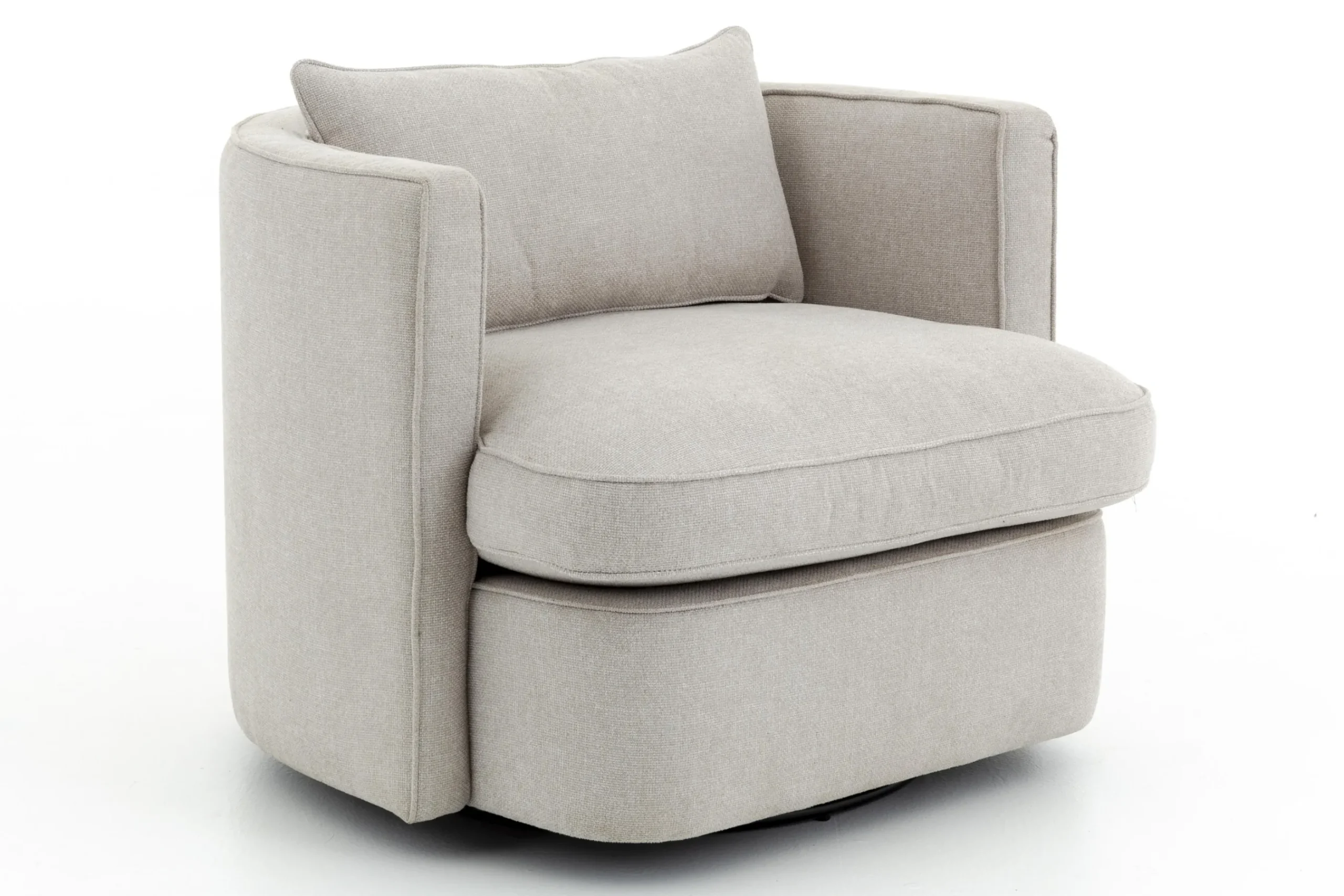 Flamant Nelia, Fauteuil, Naturel, Draaibaar