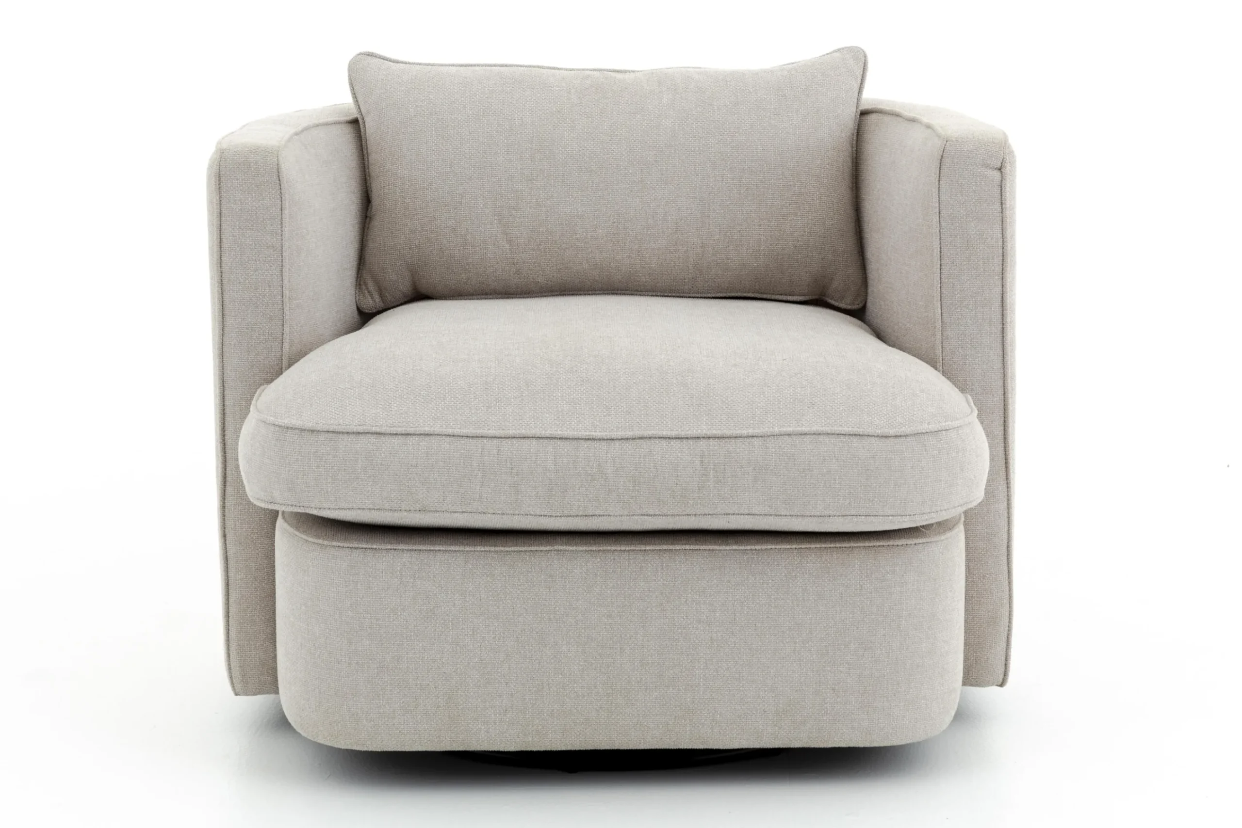 Flamant Nelia, Fauteuil, Naturel, Draaibaar