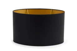 Flamant Ovaal, Lampenkap, Zwart En Goud, Ovaal, 35 Cm