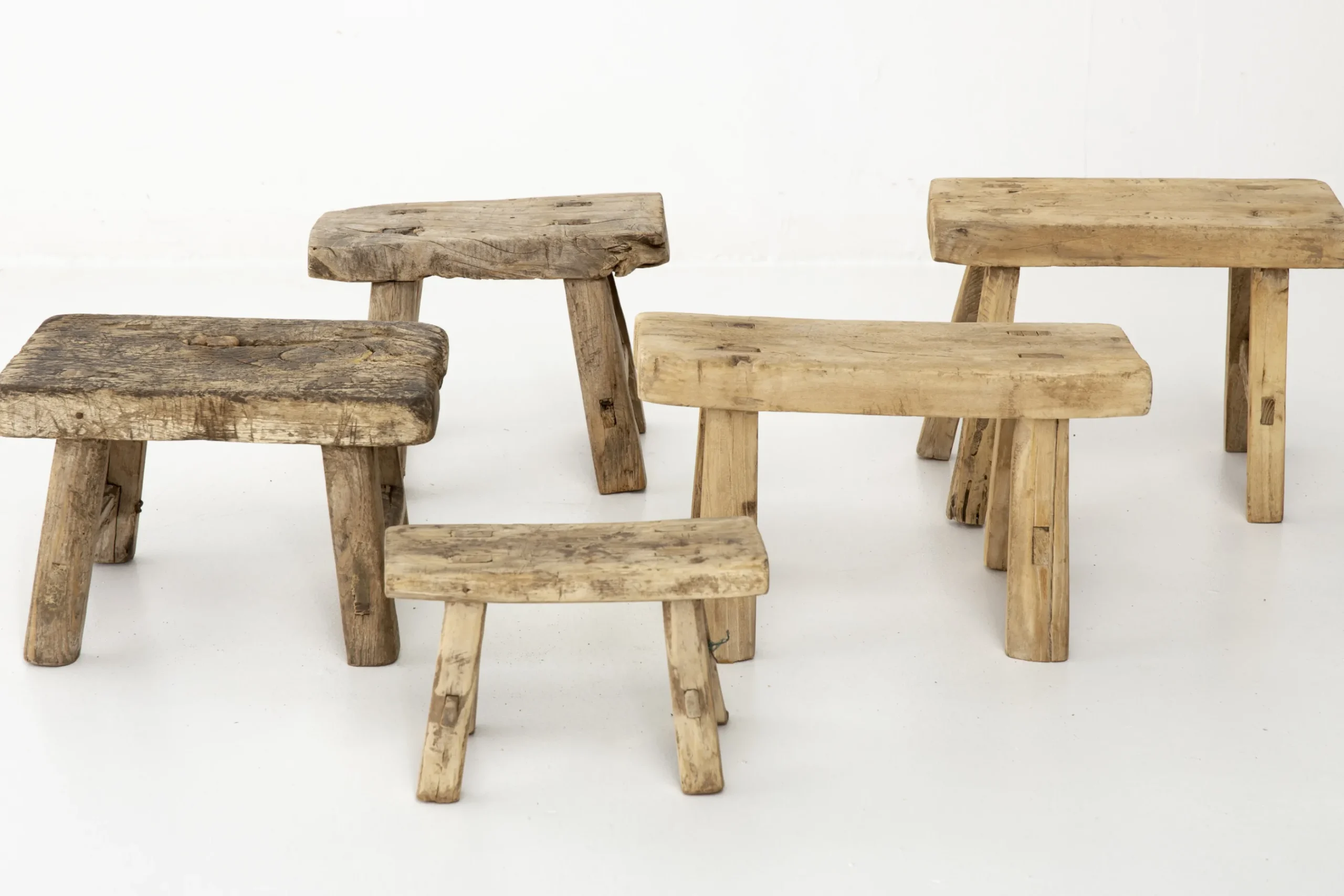 Flamant Paton, Kruk, Gerecycled Hout