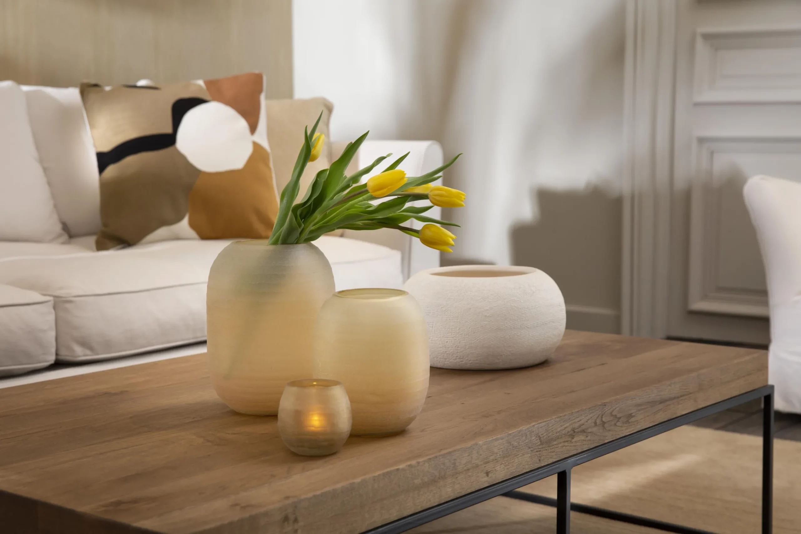 Flamant Phileas, Vaas, Glas, L