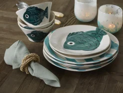 Flamant Phills, Servet, Ijsberggroen, Set Van 6