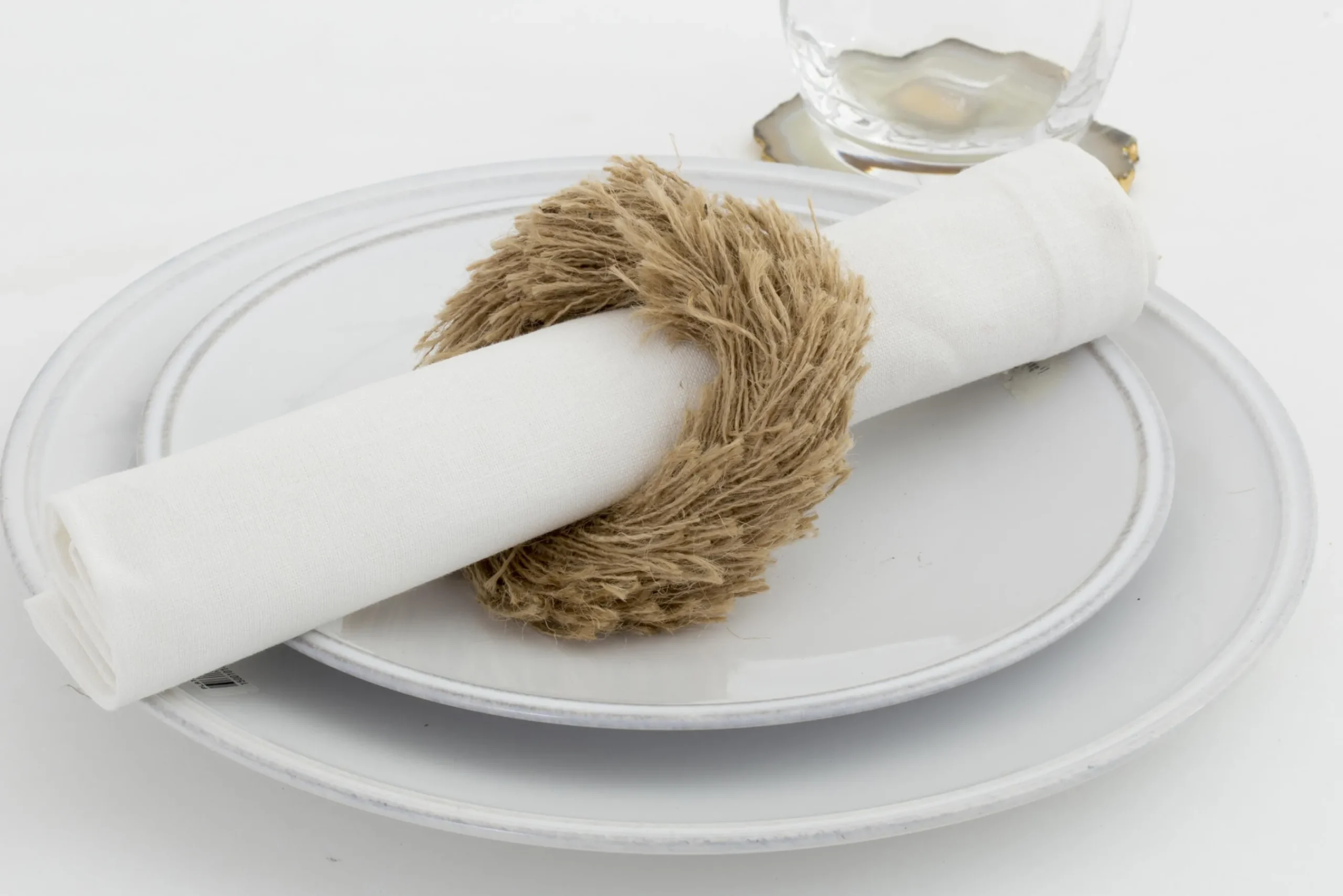 Flamant Phills, Servet, Wit, Set Van 6