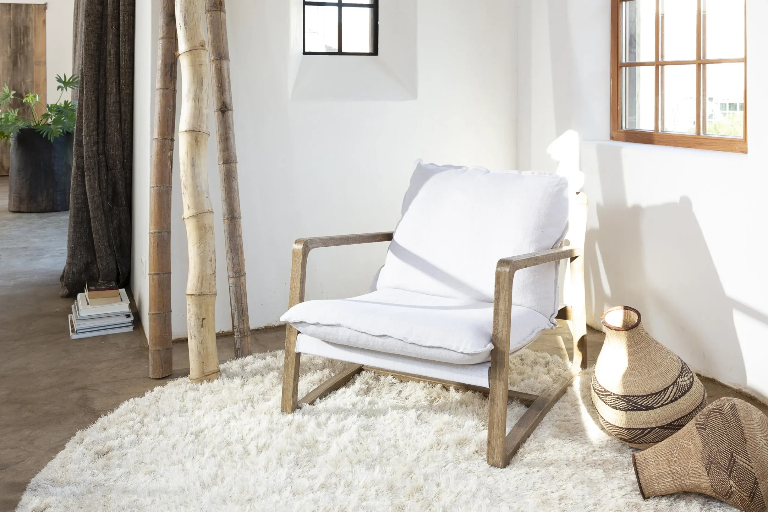 Flamant Ragnar, Tapijt, O200, Gebroken Wit