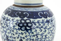 Flamant Redding, Potiche, Blauw/Wit