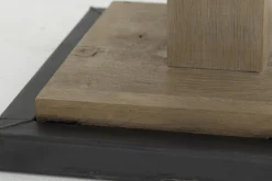 Flamant Renders, Bistrotafel, Verweerd Eiken En Ijzer, 80 Cm