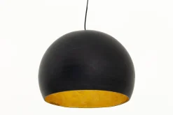 Flamant Roberts, Hanglamp, Zwart/Goud