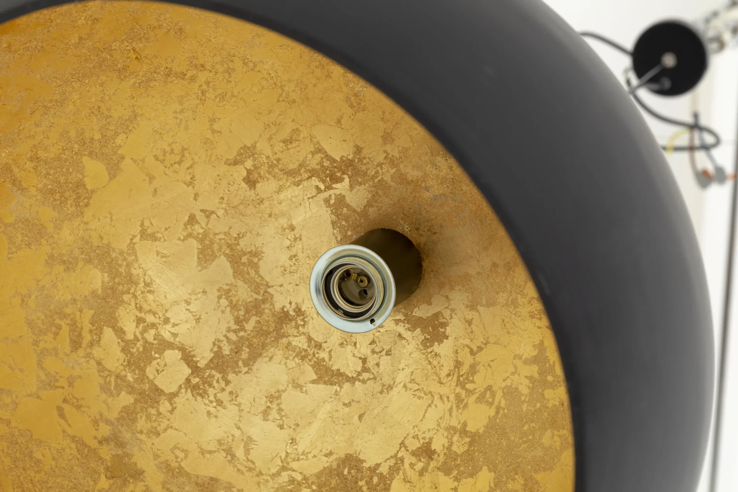 Flamant Roberts, Hanglamp, Zwart/Goud