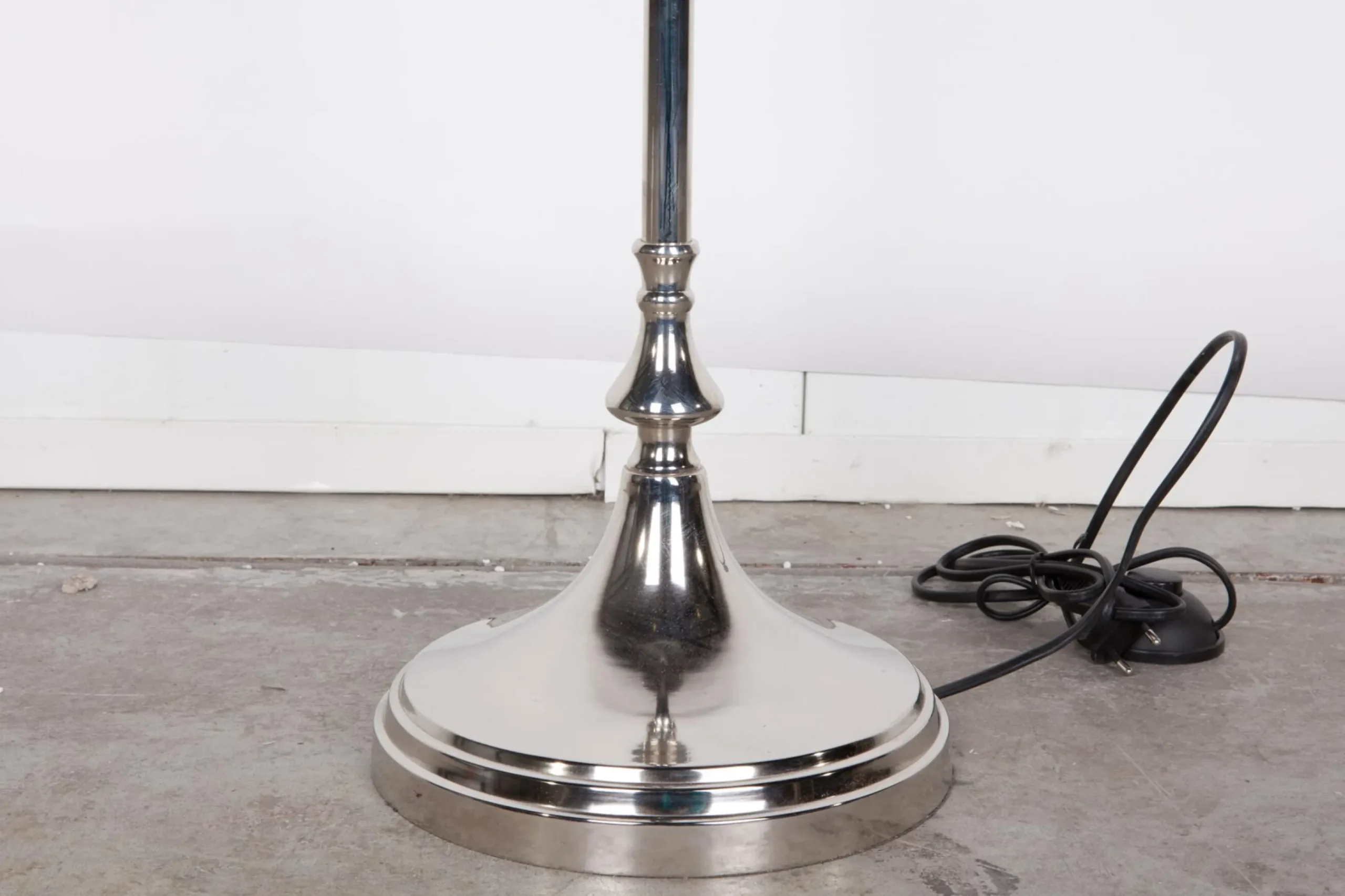 Flamant Sorah, Staande Lamp, Messing En Nikkel