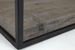 Flamant Stedelijk, Rek, Eiken En Metaal, Donkerbruin