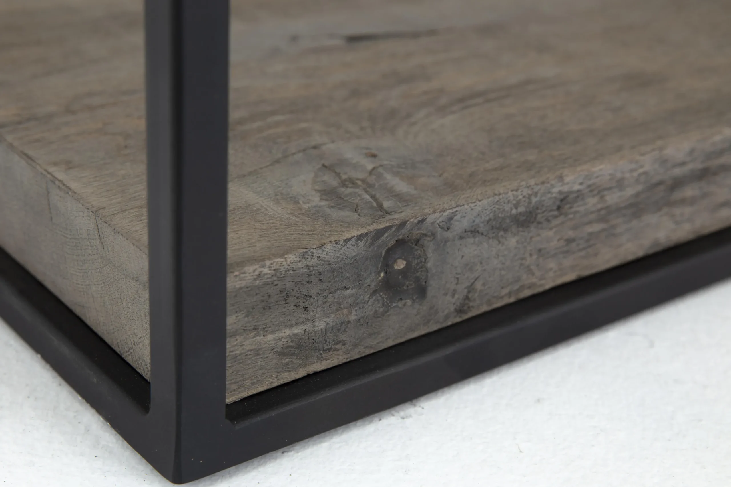 Flamant Stedelijk, Rek, Eiken En Metaal, Donkerbruin