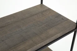 Flamant Stedelijk, Rek, Eiken En Metaal, Donkerbruin