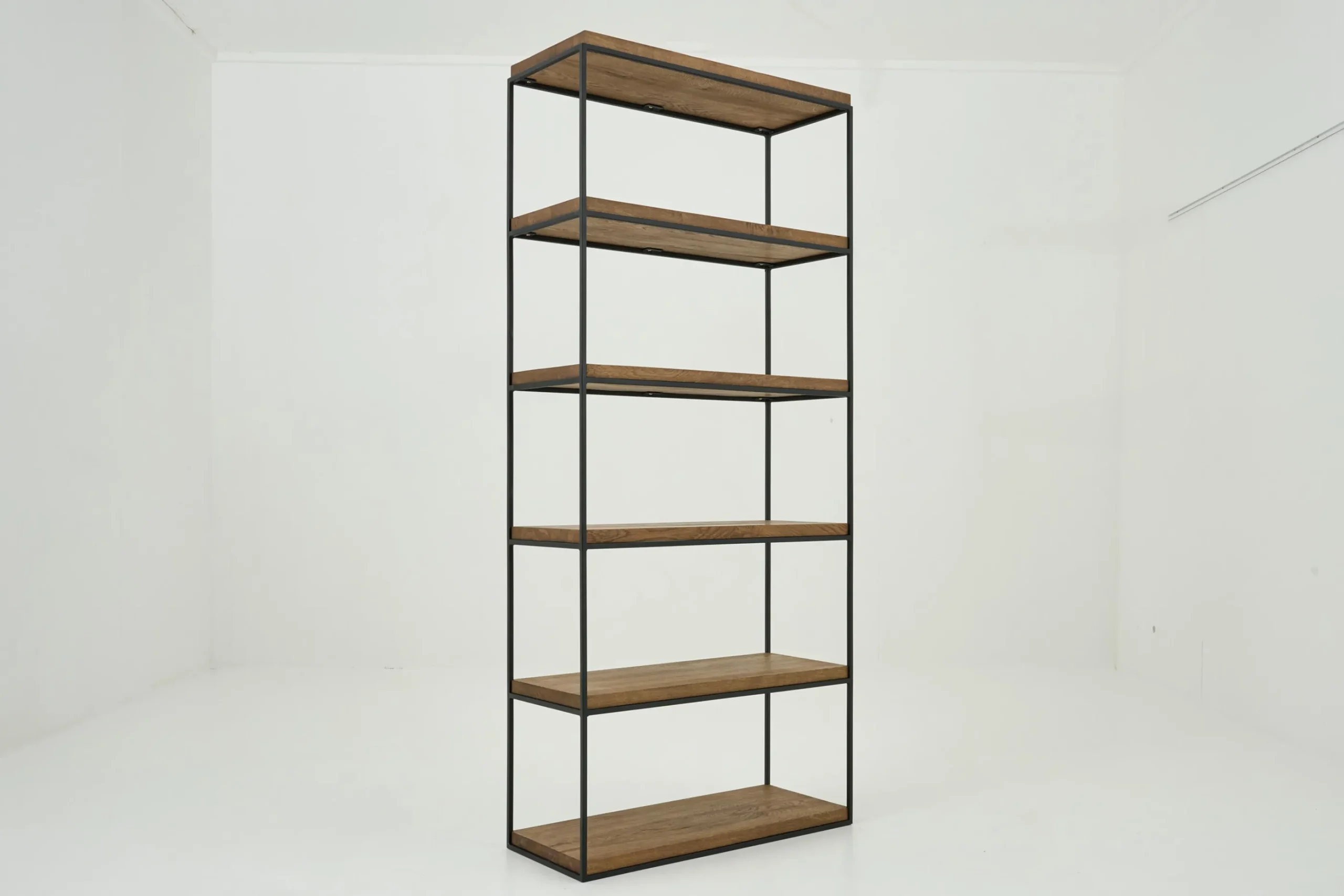 Flamant Stedelijk, Rek, Eiken En Metaal, Lichtbruin