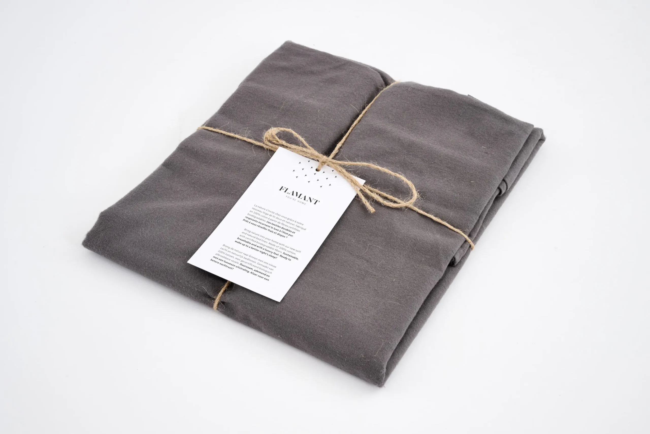 Flamant Stefano, Kussensloop, Set Van 2, 65X65, Grijze Krijtstreep