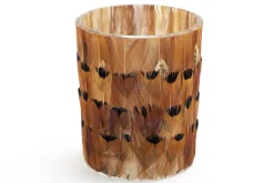 Flamant Sterling, Theelichthouder, Veren, L