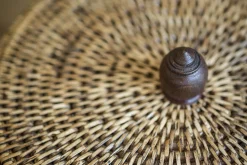 Flamant Togo, Afvalbak, Met Deksel, Riet