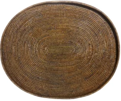 Flamant Togo, Dienblad, Ovaal, Riet