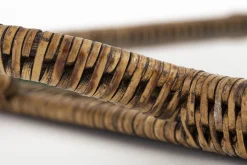 Flamant Togo, Dienblad, Rechthoekig, Met Glas, Riet