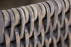 Flamant Togo, Dienblad, Rond, Riet, Grijs, 48Cm