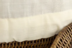 Flamant Togo, Linnenmand, Met Linnen Zak, Riet