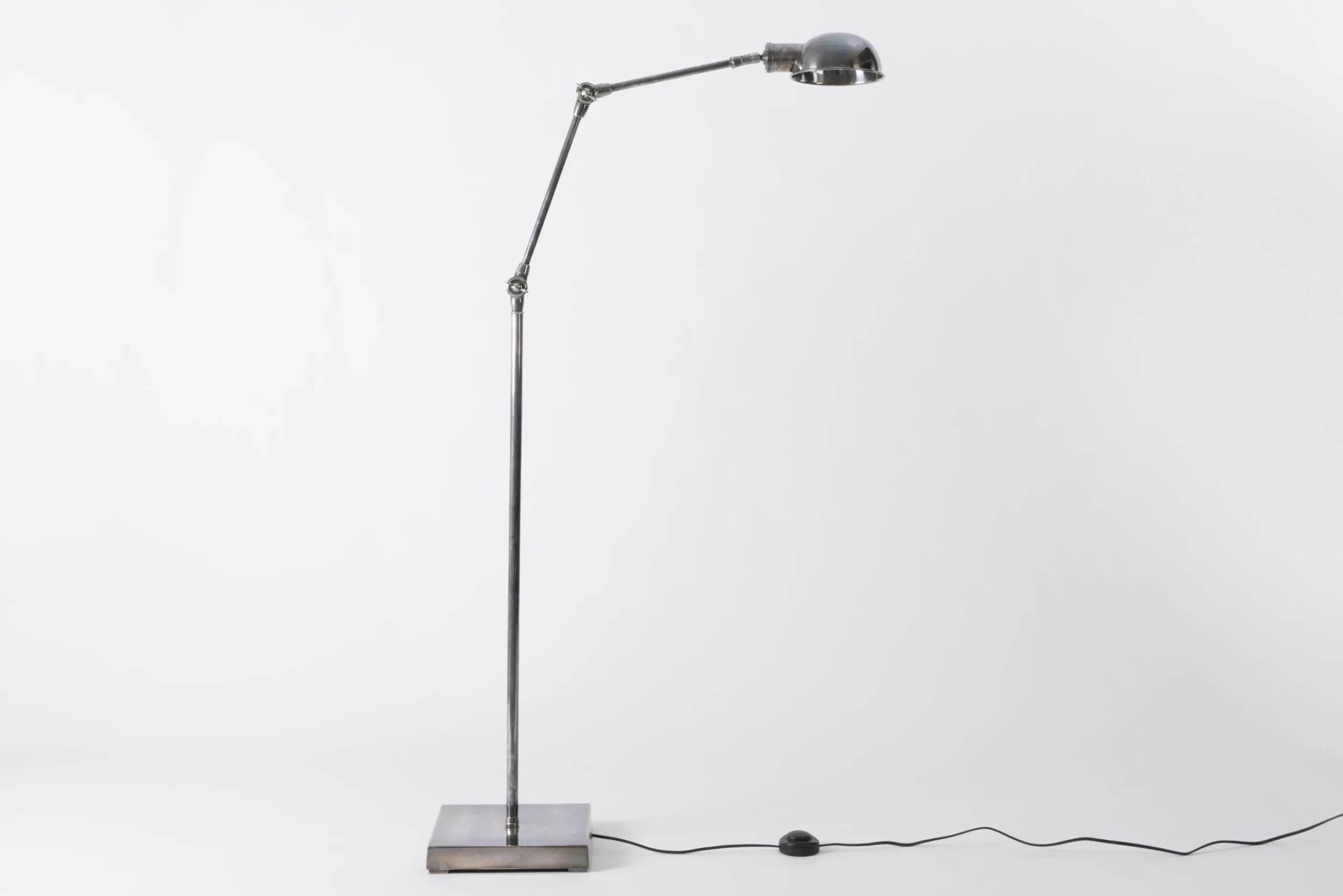 Flamant Twist, Staande Lamp, Antiek Zilver, Verstelbaar