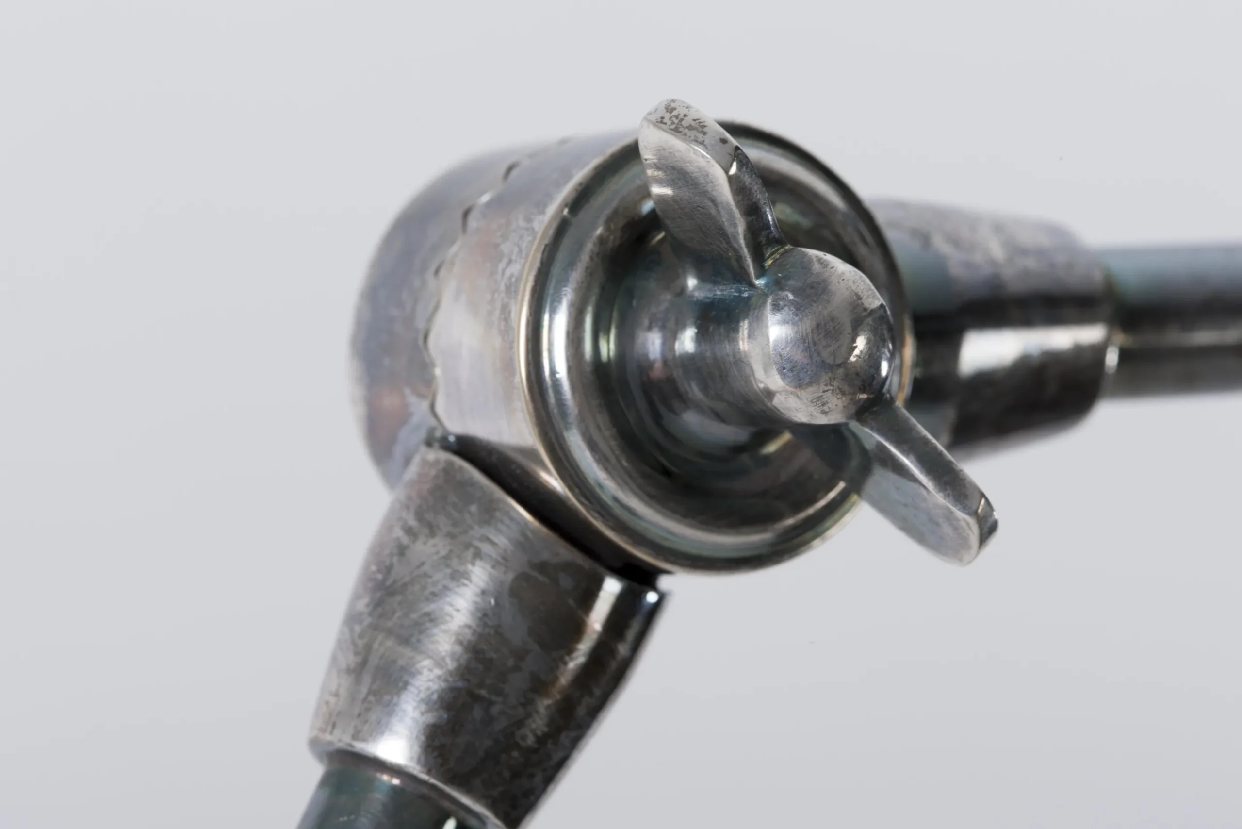 Flamant Twist, Staande Lamp, Antiek Zilver, Verstelbaar