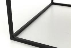 Flamant Urban, Bijzettafel, Eiken En Metaal, Donkerbruin