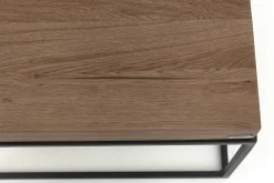 Flamant Urban, Bijzettafel, Eiken En Metaal, Lichtbruin