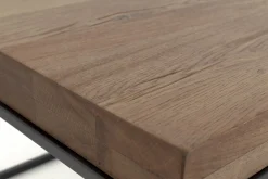 Flamant Urban, Bijzettafel, Eiken En Metaal, Lichtbruin