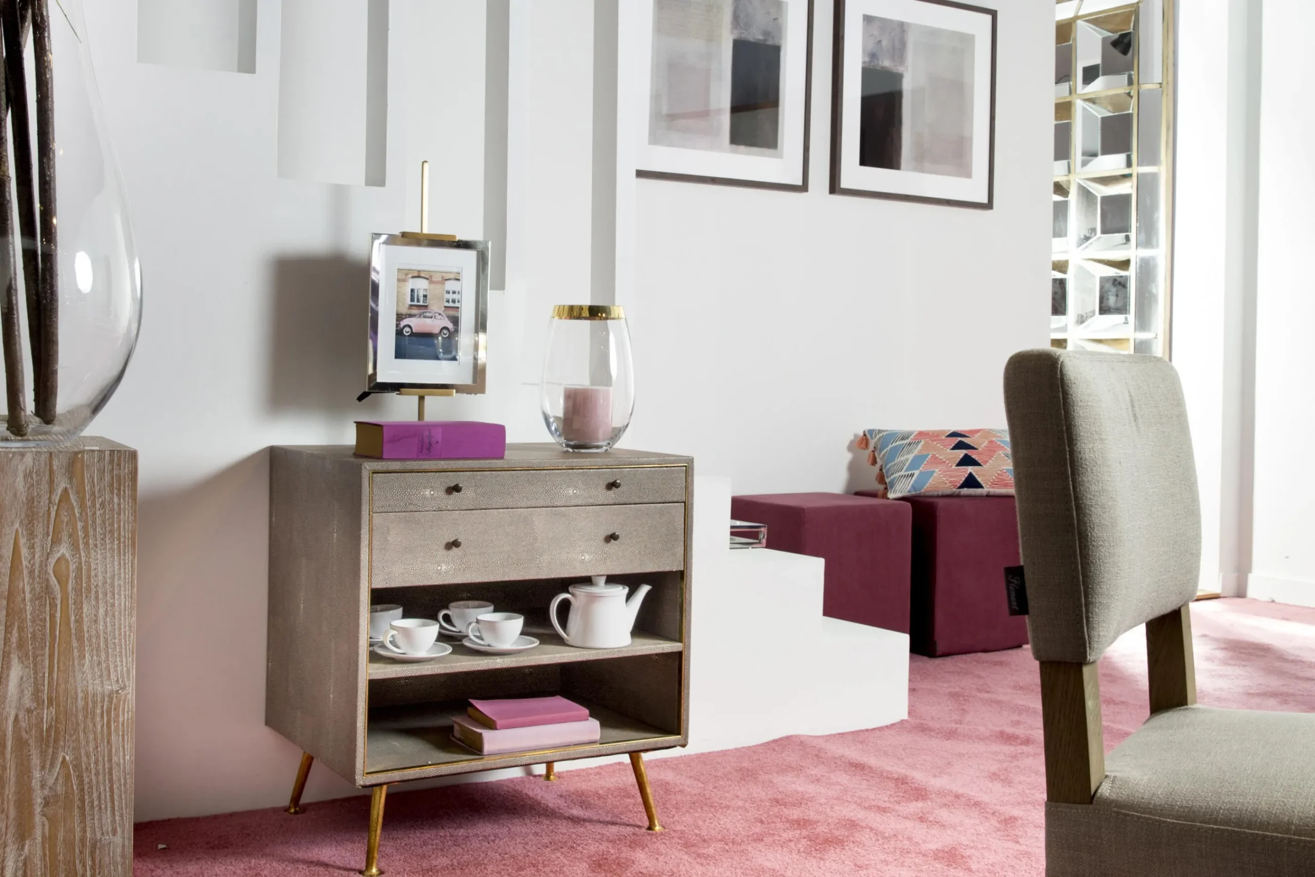 Flamant Verdu, Schildersezel, L