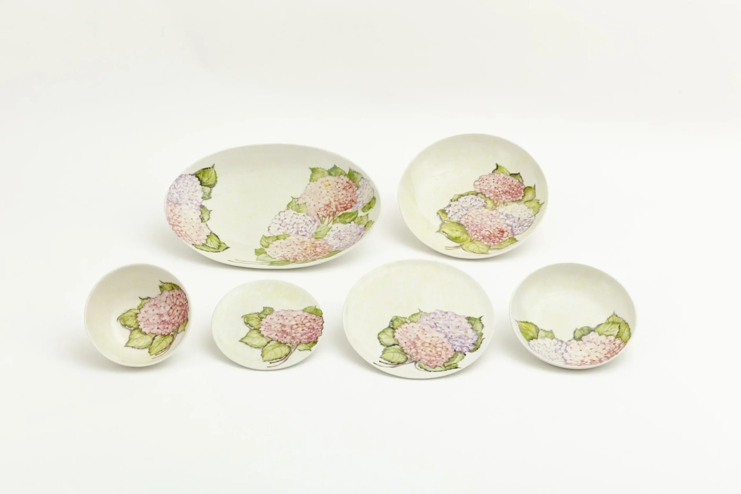 Flamant Villosa, Kom, Keramiek, Bloemen