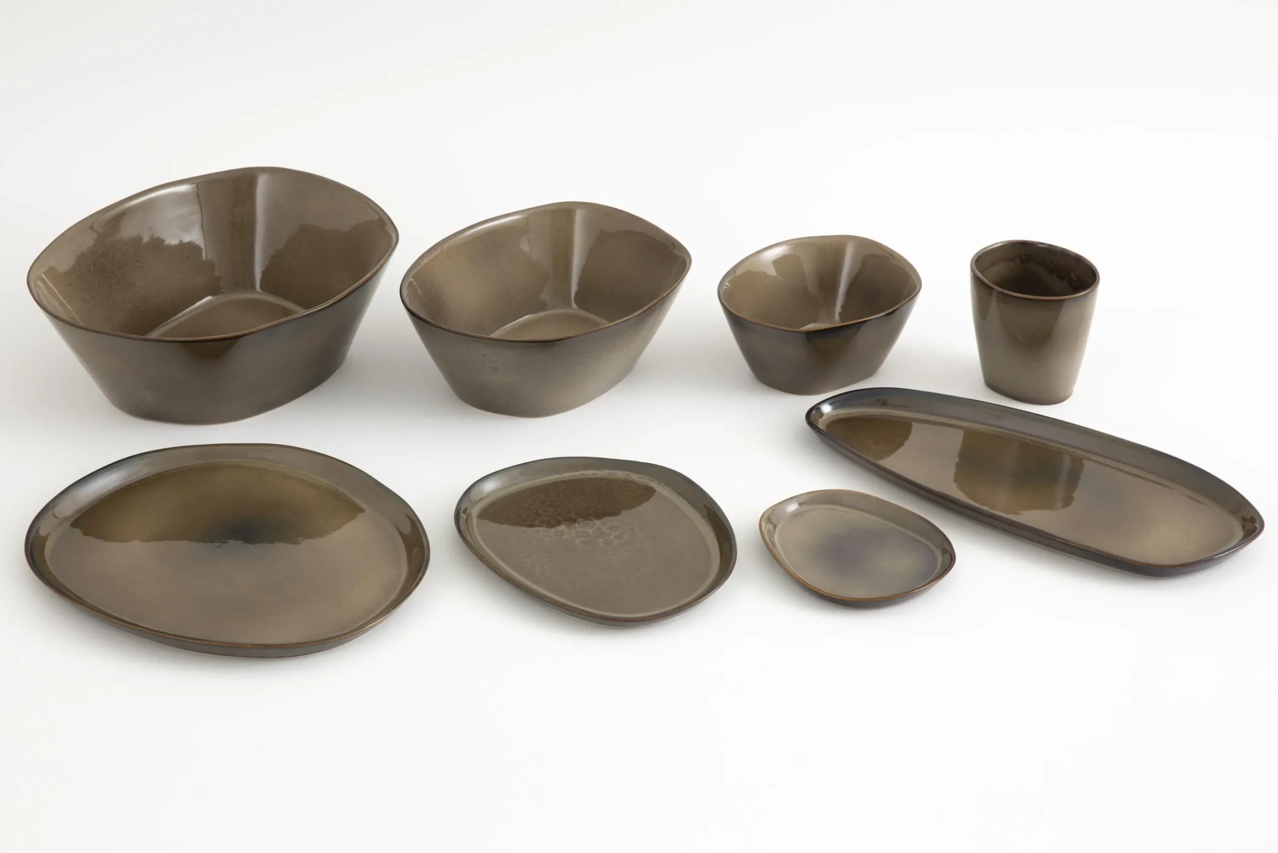 Flamant Vorm, Bord, Kaki, 21 Cm