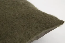 Flamant Yani, Kussen, Olijfgroen