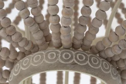 Flamant Zofia, Hanglamp, Ijzer En Houten Kralen